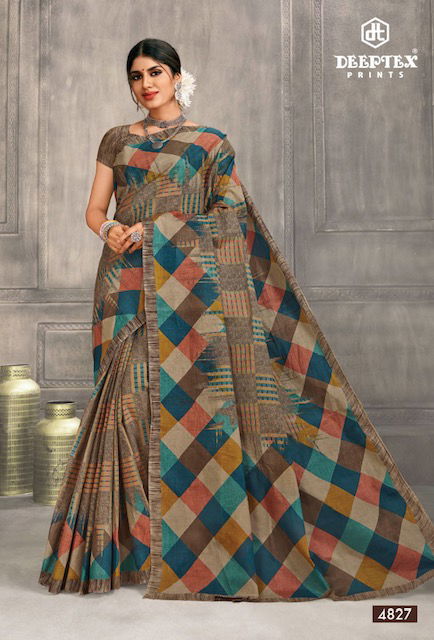 Mother India Vol 48 By Deeptex Daily Wear Sarees Catalog
